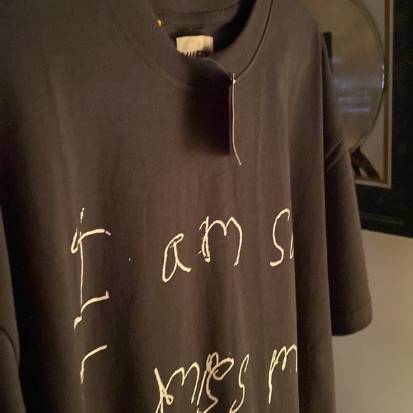 COPY - NWT RARE gallery dept. Boxy ANTIQUE BLACK handwritten “I m sad I miss my… - Picture 9 of 17